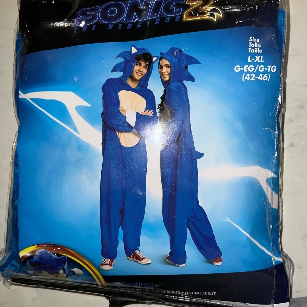 🚨🚨‼️SOLD 🚨🚨🚨‼️sonic the Blue Hedgehog Hero Costume - Picture 2 of 6